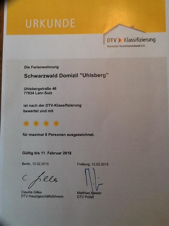 דירות קיפנהיים Schwarzwald Domizil Uhlsberg מראה חיצוני תמונה